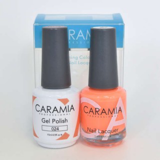 #024 Caramia Gel Polish & Nail Lacquer 0.5oz